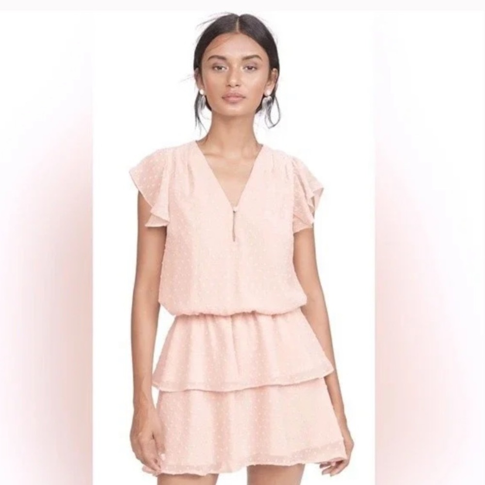 Yumi Kim Swiss Dot Blush Chelsea Dress Size XS